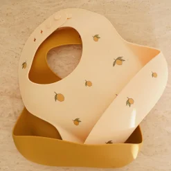 Lot de 2 bavoirs à poche Lemon