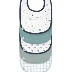 Lot de 5 bavoirs à velcro bleus Garden Explorer