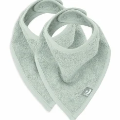 Lot de 2 bavoirs bandana Ash Green