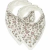 Lot de 2 bavoirs bandana Retro Flowers