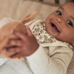 Lot de 2 bavoirs bandana Retro Flowers