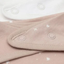 Lot de 2 bavoirs bandana Twinkling Wild Rose