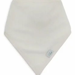 Lot de 2 bavoirs bandana Velvet Rib Sea Green-Ivory