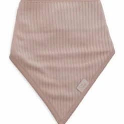 Lot de 2 bavoirs bandana Velvet Rib Wild Rose-Ivory