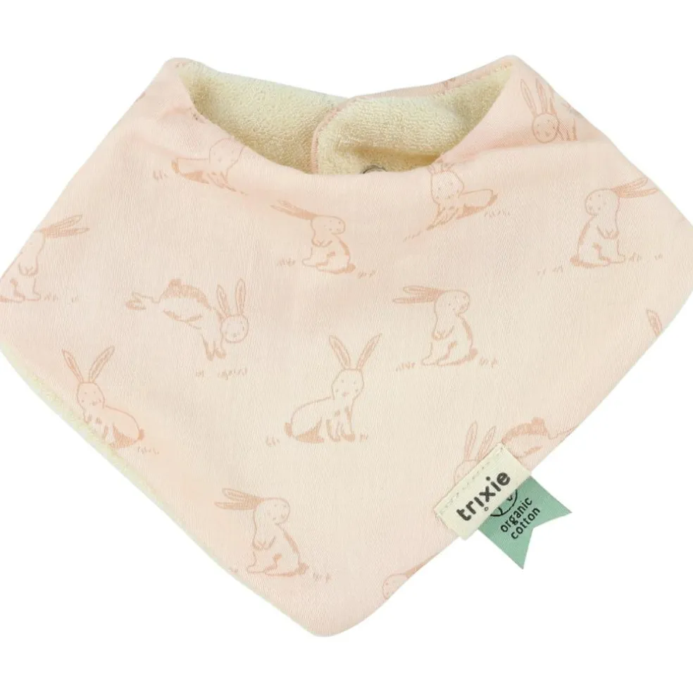 Lot de 3 bavoirs bandanas Rosy Rabbit