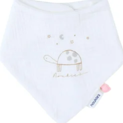 Lot de 2 bavoirs bandanas Mix & Match tortue