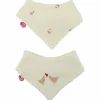 Lot de 2 bavoirs bandanas Maternity Love