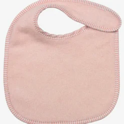 Lot de 7 bavoirs de naissance à velcro roses