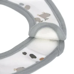 Lot de 5 bavoirs en éponge Tiny Farmer Mouton bleu