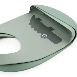 Lot de 2 bavoirs en silicone Croco Vert