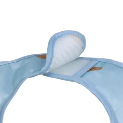 Lot de 2 bavoirs Happy Rascals Smile bleu ciel