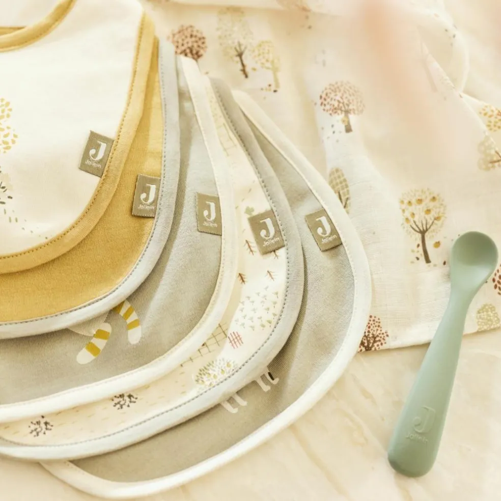 Lot de 5 bavoirs imperméables Tiny Park