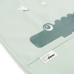 Lot de 2 bavoirs imperméables à velcro Croco vert