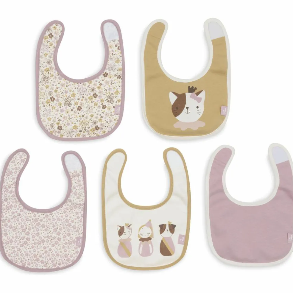 Lot de 5 bavoirs imperméables Flower Fairies