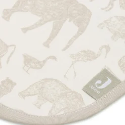 Lot de 5 bavoirs imperméables Animals Nougat