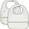 Lot de 2 bavoirs plastifiés Leafy Dreams
