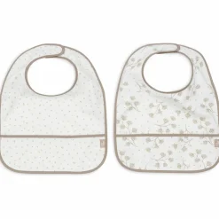 Lot de 2 bavoirs plastifiés Leafy Dreams