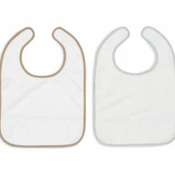 Lot de 2 bavoirs plastifiés Elephant Tales