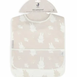Lot de 2 bavoirs plastifiés Miffy Snuffy Nougat