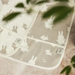 Lot de 2 bavoirs plastifiés Miffy Snuffy Nougat