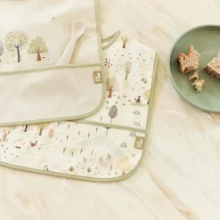 Lot de 2 bavoirs plastifiés Tiny Park