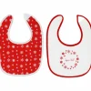 Lot de 2 bavoirs premier âge Noël