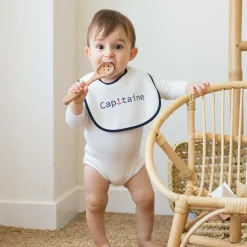 Lot de 7 bavoirs premier âge Capitaine