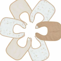 Lot de 6 bavoirs premier âge Vie à la Ferme