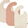 Lot de 3 bavoirs Rosy Rabbit