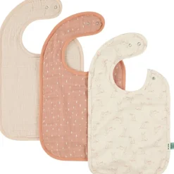 Lot de 3 bavoirs Rosy Rabbit