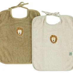 Lot de 2 bavoirs XL Lion