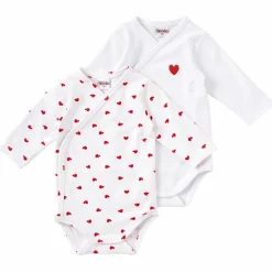 Lot de 2 bodys manches longues Mon petit coeur (3 mois)