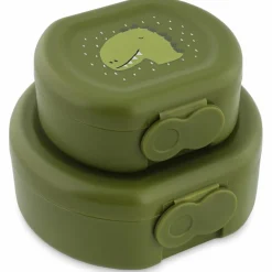 Lot de 2 boîtes à goûter à clip Mr. Dino