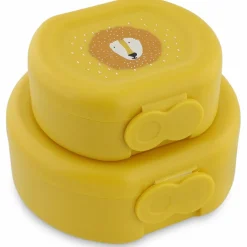 Lot de 2 boîtes à goûter à clip Mr. Lion