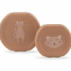 Lot de 2 boîtes à goûter à clip Mrs. Cat