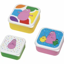 Lot de 3 boîtes à goûter Barbapapa