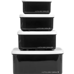 Lot de 4 boîtes à goûter Galaxie