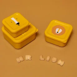 Lot de 3 boîtes à goûter Mr. Lion