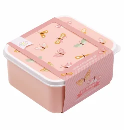 Lot de 4 boîtes à goûter Papillons
