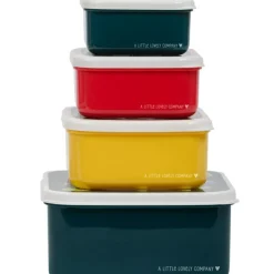 Lot de 4 boîtes à goûter Tigre