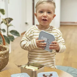 Lot de 3 boîtes à goûter Tiny Farmer bleu
