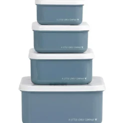 Lot de 4 boîtes à goûter Véhicules