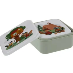 Lot de 3 boîtes à goûter Victor le castor