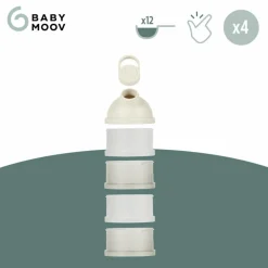 Lot de 4 boîtes doseuses Babydose Mineral Beige