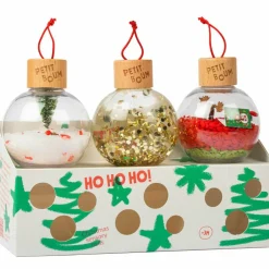 Lot de 3 boules de Noël sensorielles Christmas