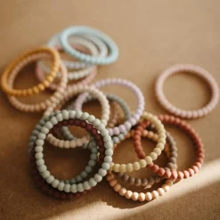 Lot de 3 bracelets de dentition Pearl Berry-Marigold-Khaki