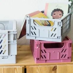 Lot de 3 caisses de rangement Clara