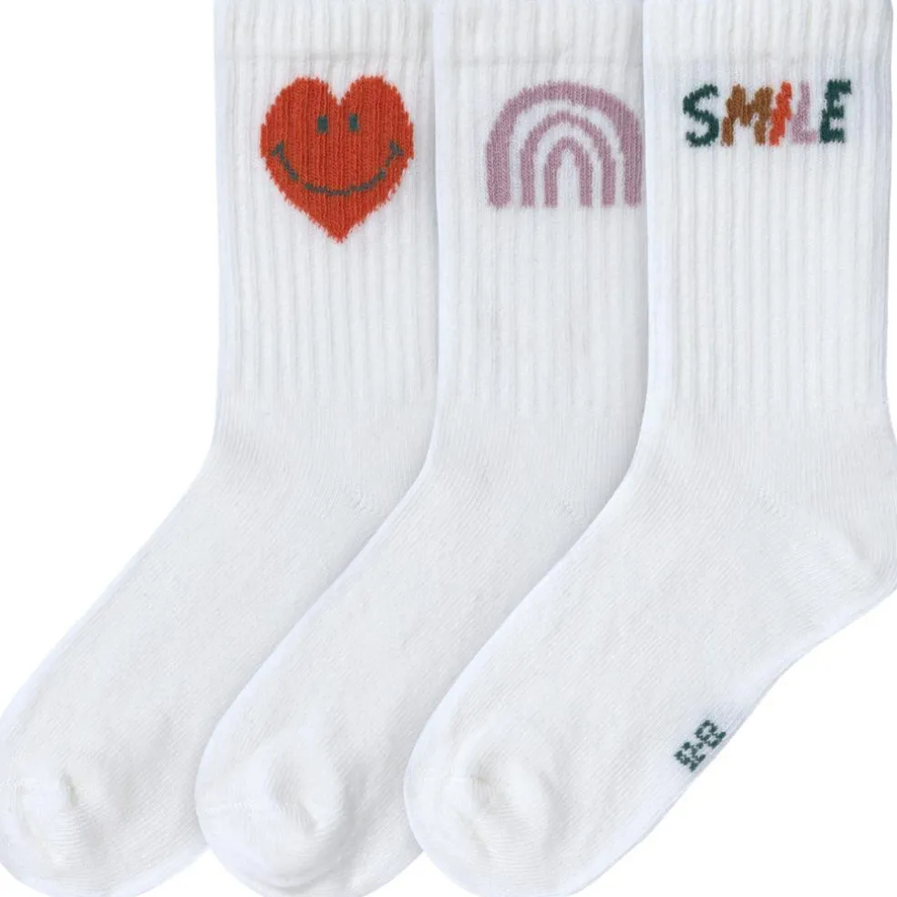Lot de 3 chaussettes de tennis Little Gang Smile (pointure 19-22)