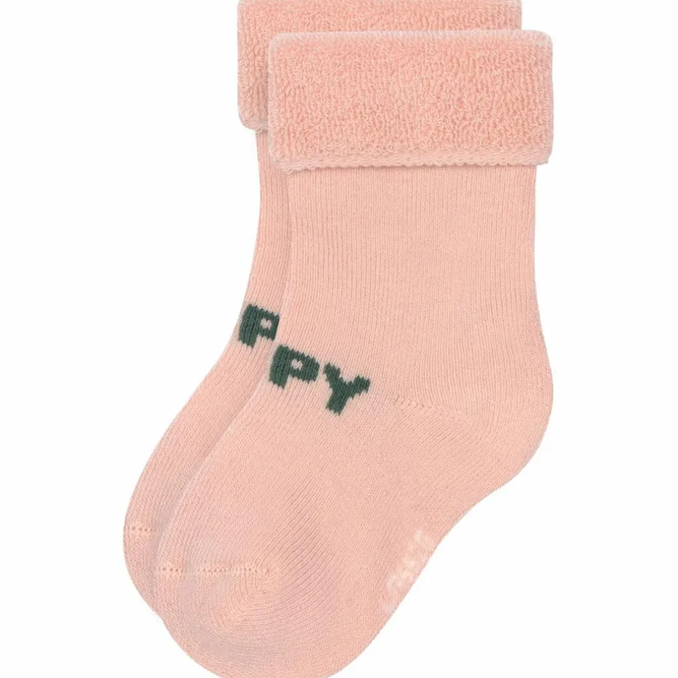 Lot de 3 chaussettes Terry Cerise pêche (taille 12-15)