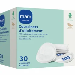 Lot de 30 coussinets d'allaitement extra fins
